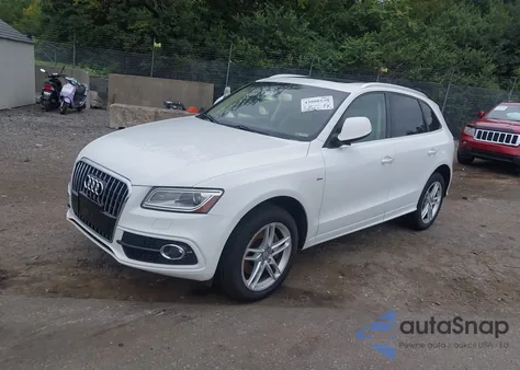 2015 Audi Q5 3.0T Premium Plus из США, поврежденный, VIN WA1WGAFP7FA049791